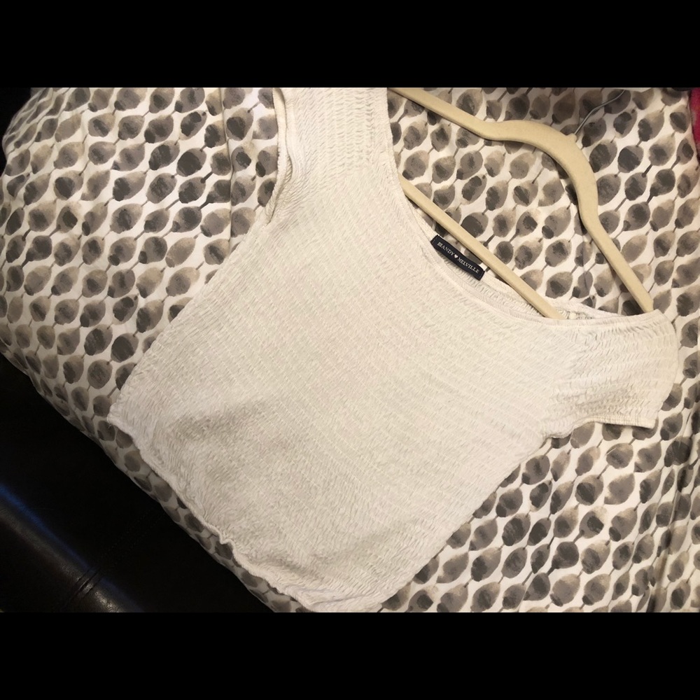 Brandy Melville white crop
